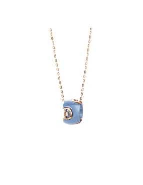 Damiani - Collana Dicon In Oro Rosa E Ceramica