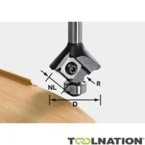 Festool Accessori 499811 Fresa ad incasso HW S8 HW R1 D28 KL12,7OFK
